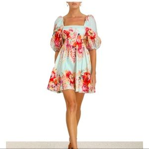 Mae Cut Out Mini Dress by Zimmermann